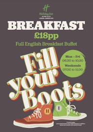 Breakfast Buffet at The Holiday Inn Camden Lock