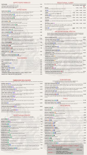 Aik Sitar, London Restaurant Review, Menu, Opening Times