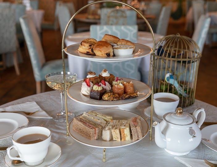 Afternoon Tea at The Aviary Tearoom Belvoir Castle