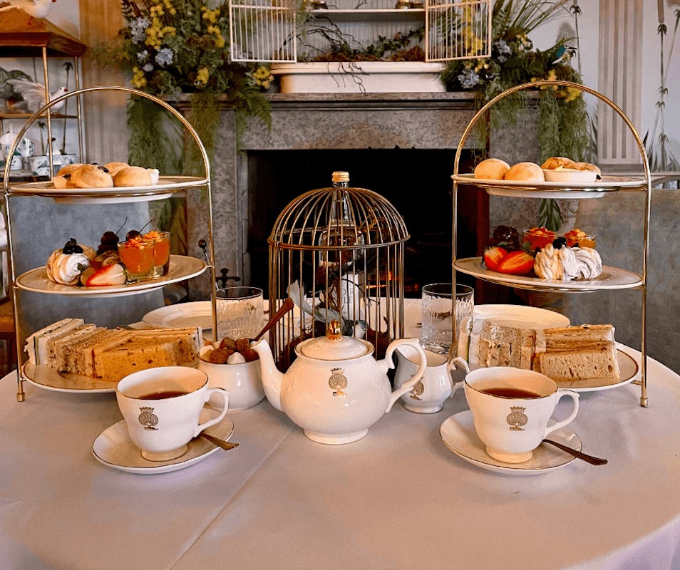 Afternoon Tea at The Aviary Tearoom Belvoir Castle