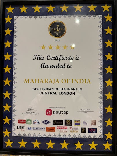 Maharaja of India