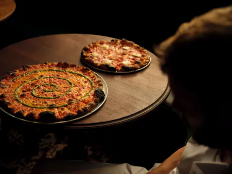 Crisp Pizza at The Marlborough