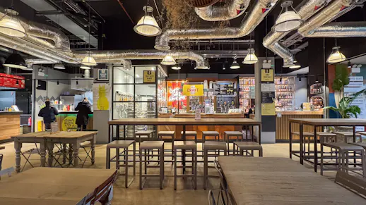 Mercato Metropolitano Wood Wharf
