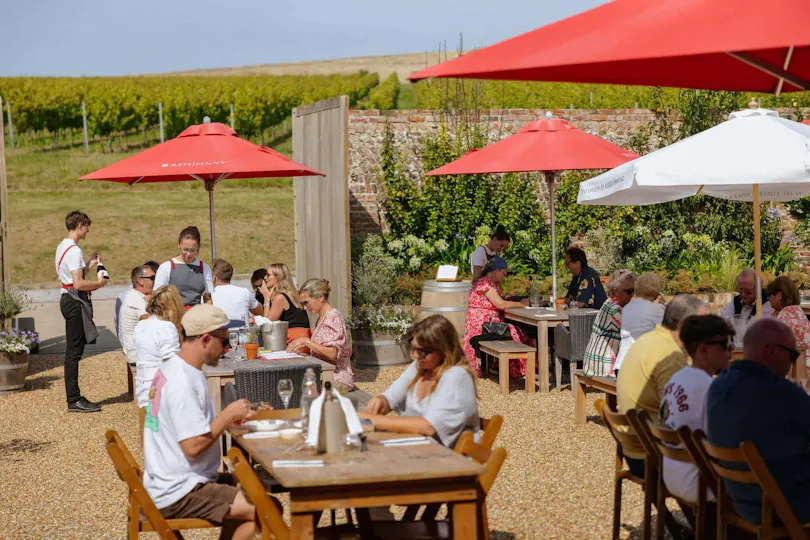 Flint Barns Dining Room at Rathfinny Wine Estate
