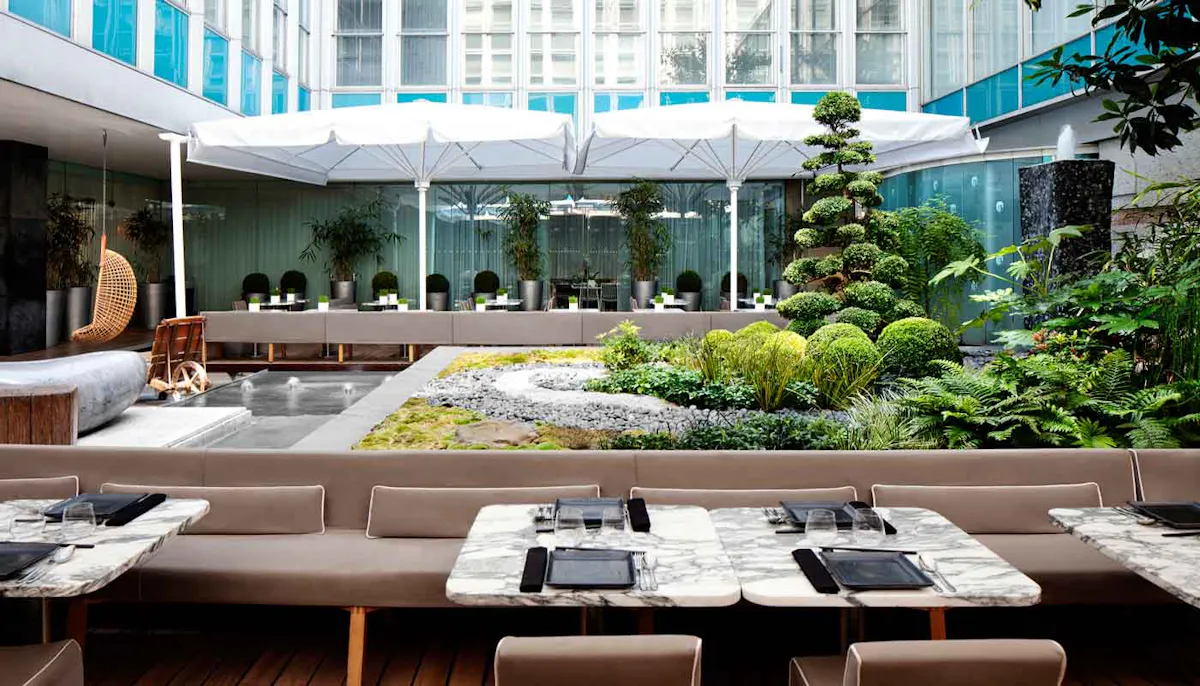 Courtyard Garden at Sanderson hotel