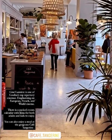 Cafe Tangerine at Institut Français