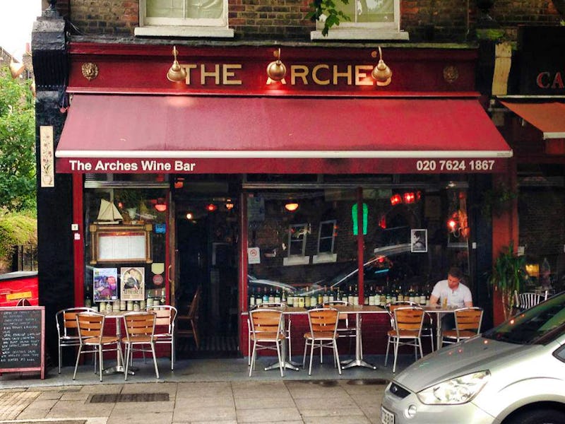 The Arches Wine Bar and Restaurant, London Restaurant Review, Menu
