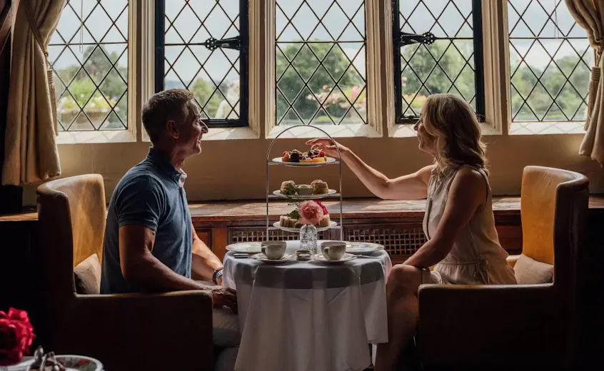 Afternoon tea at Eastwell Manor