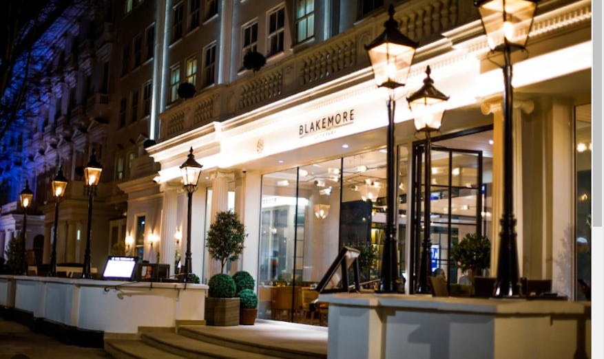 The Terrace Restaurant at The Blakemore Hyde Park Hotel