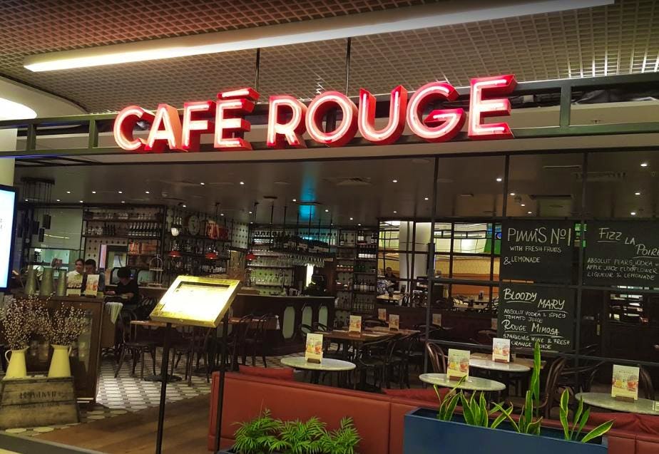 Caf Rouge Victoria London Restaurant Review Menu Opening Times