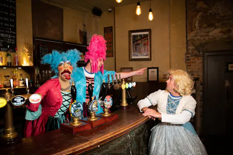 The Mahogany Bar at Wilton’s Music Hall