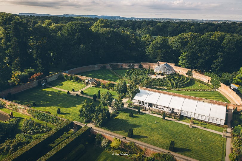 Combermere Abbey - The Glasshouse And Walled Garden Pavilion