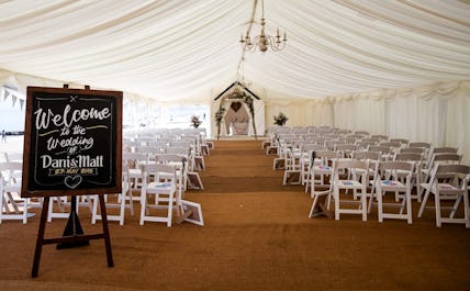 Bournemouth Beach Wedding Hut