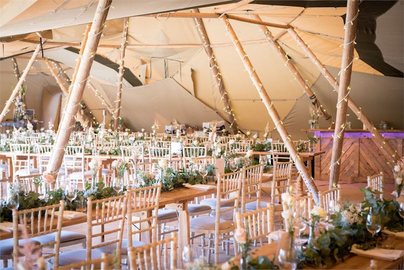 Tipis at Beaumont Hall