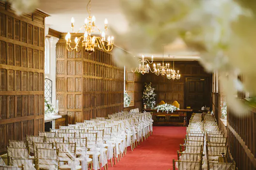 Queen Charlotte’s oak-panelled gallery 